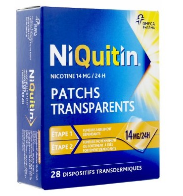 Niquitin Patch Transparent 7mg/24h - 14mg/24h - 21mg/24h