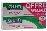 Gum Paroex Dentifrice Lot de 2