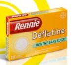 Rennie Deflatine Menthe Sans Sucre : Prix