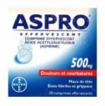 Aspro 500 Comprimés Effervescents : Prix, Composition et Posologie