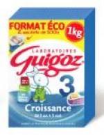 Guigoz 3 Croissance Lait Poudre Format Eco 1kg