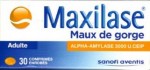 Maxilase 3000 Maux de Gorge Comprimés Sans Ordonnance