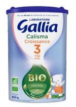 Gallia Calisma Bio 3 Croissance Lait en Poudre 800g