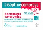 Nouveau Biseptine Compress Compresses Imprégnées