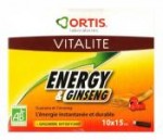 Ortis Vitalité Energy & Ginseng Bio