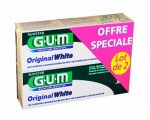 Gum Original White Dentifrice 75ml Lot de 2