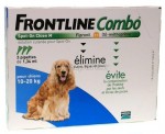 Frontline Combo Spot On Chien M 10-20 Kg 4 Pipettes 