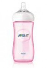 Avent Biberon Natural 330ml Rose ou Bleu